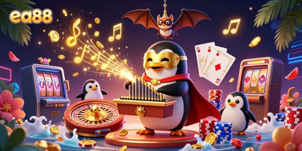 Trải nghiệm chơi casino trực tuyến đầy màu sắc với thương hiệu ea88 trong không gian sống động.