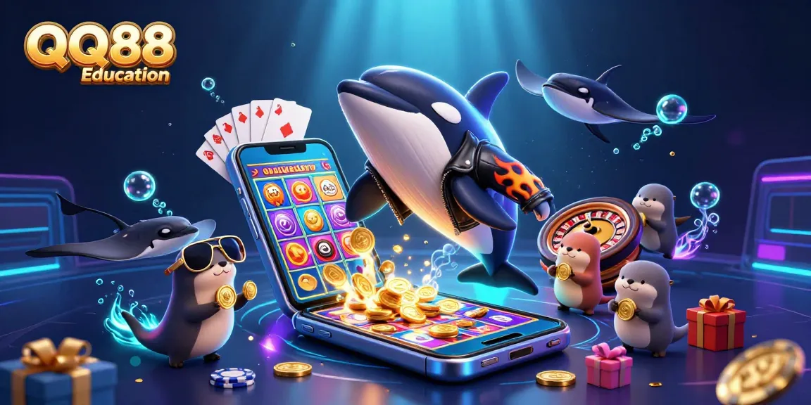 Engage with QQ88 Education through thrilling online casino adventures featuring vibrant characters and games.