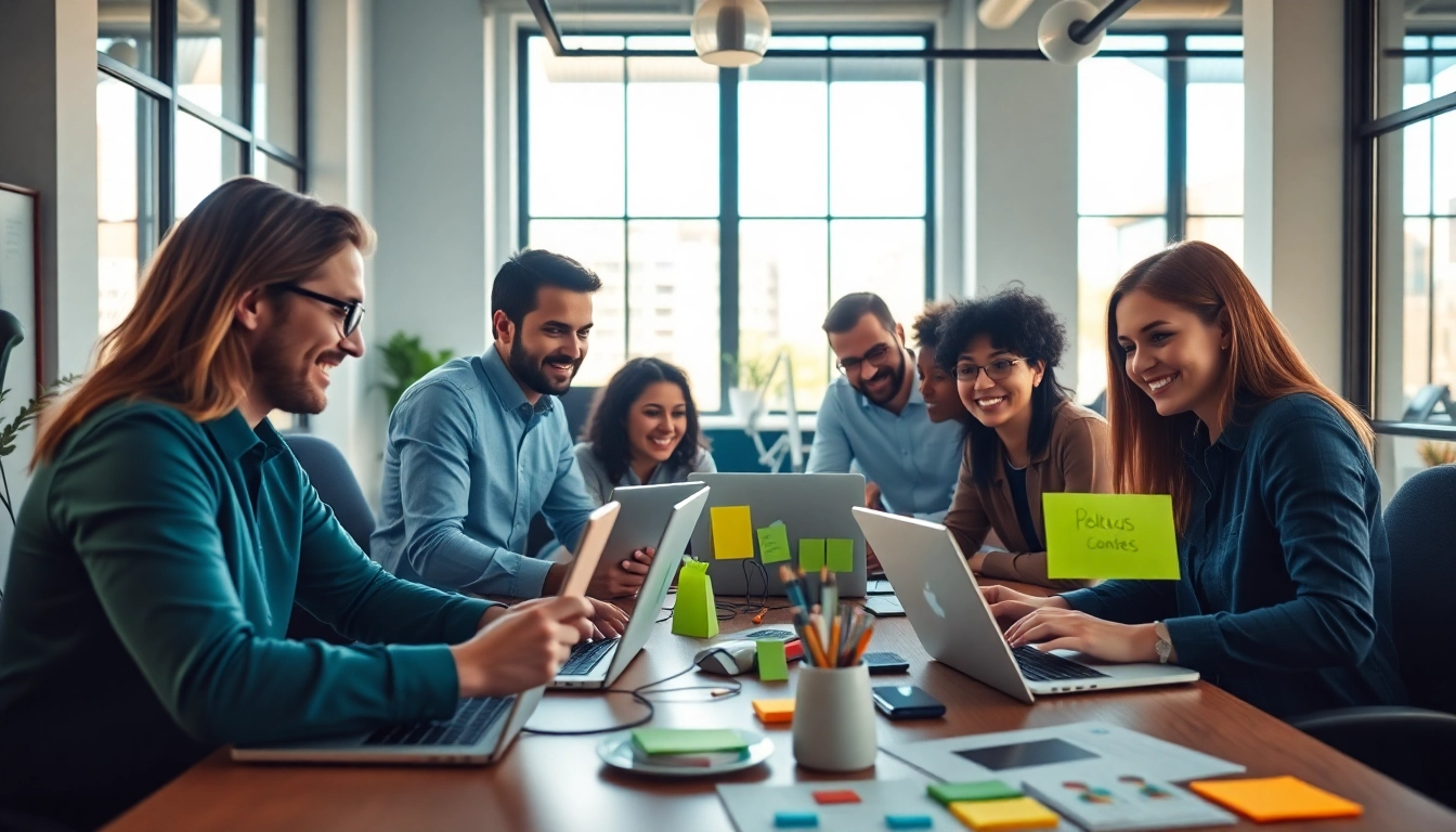 Developing eCommerce solutions at a Shopify Plus agency with a collaborative team in action.