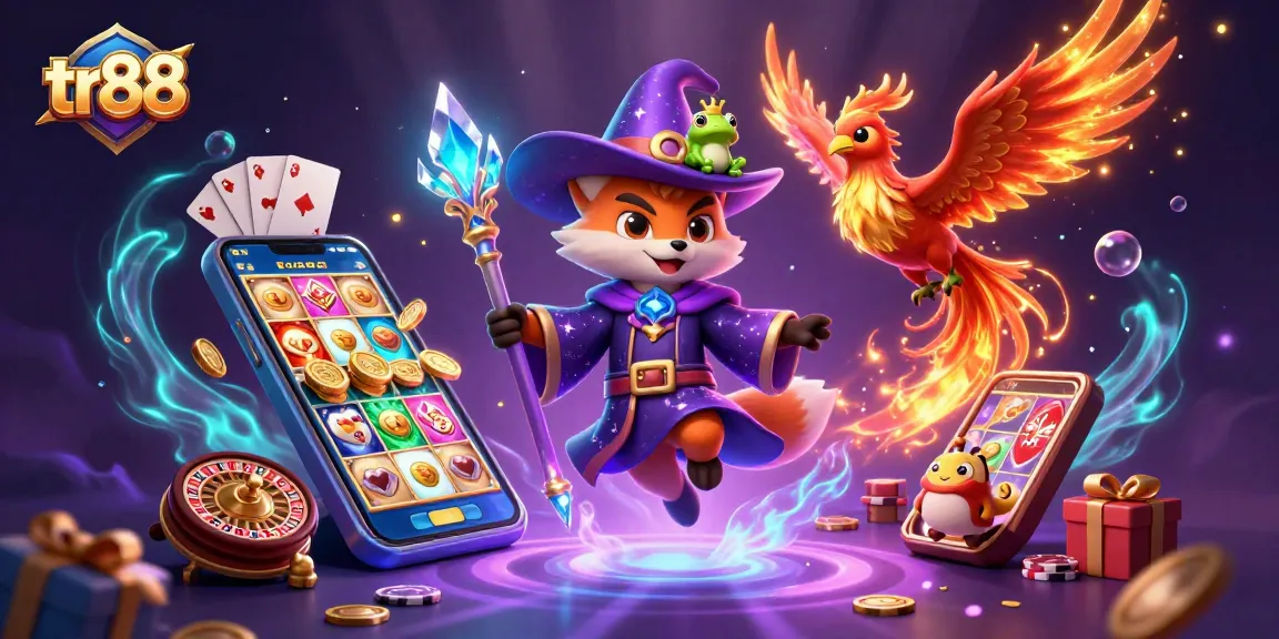 Win big at tr88 with dynamic games featuring a wizard fox and phoenix while exploring exciting casino action.