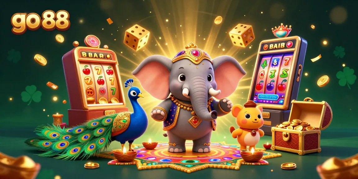 Experience the thrills of go 88 with vibrant slot machines and colorful casino elements.