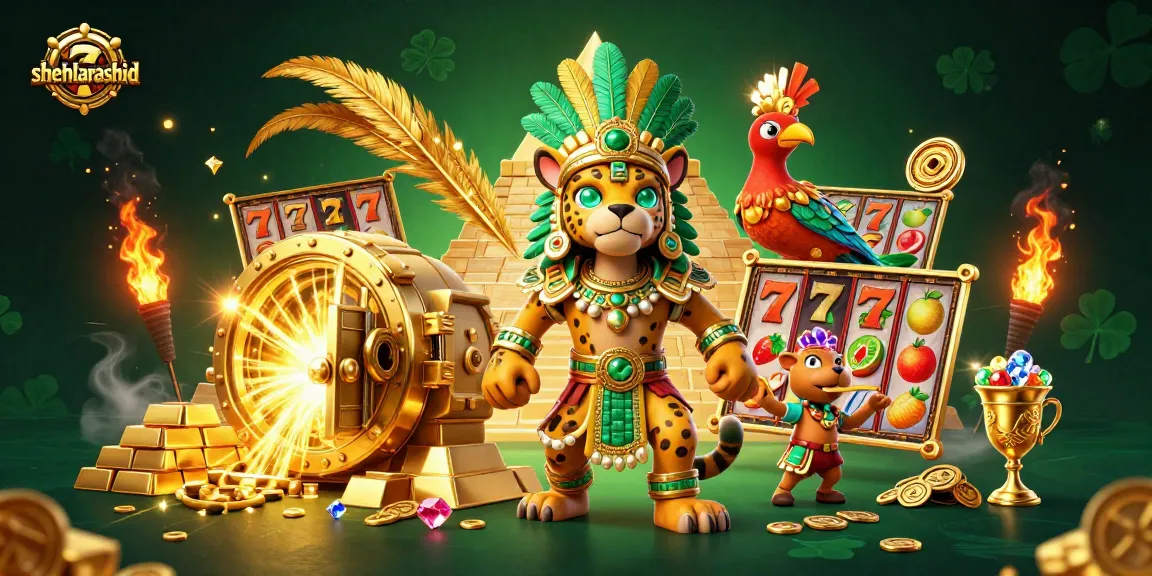 Engage in thrilling gameplay with shehlarashid's vibrant slots featuring Mayan treasures and sparkling gems.