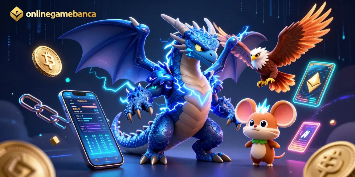 Elevate your gaming with onlinegamebanca's stunning 3D casino illustration featuring dynamic elements.