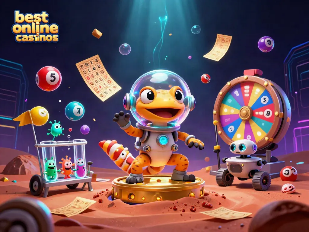 Discover the best online casinos Australia in a vibrant Martian-themed casino scene
