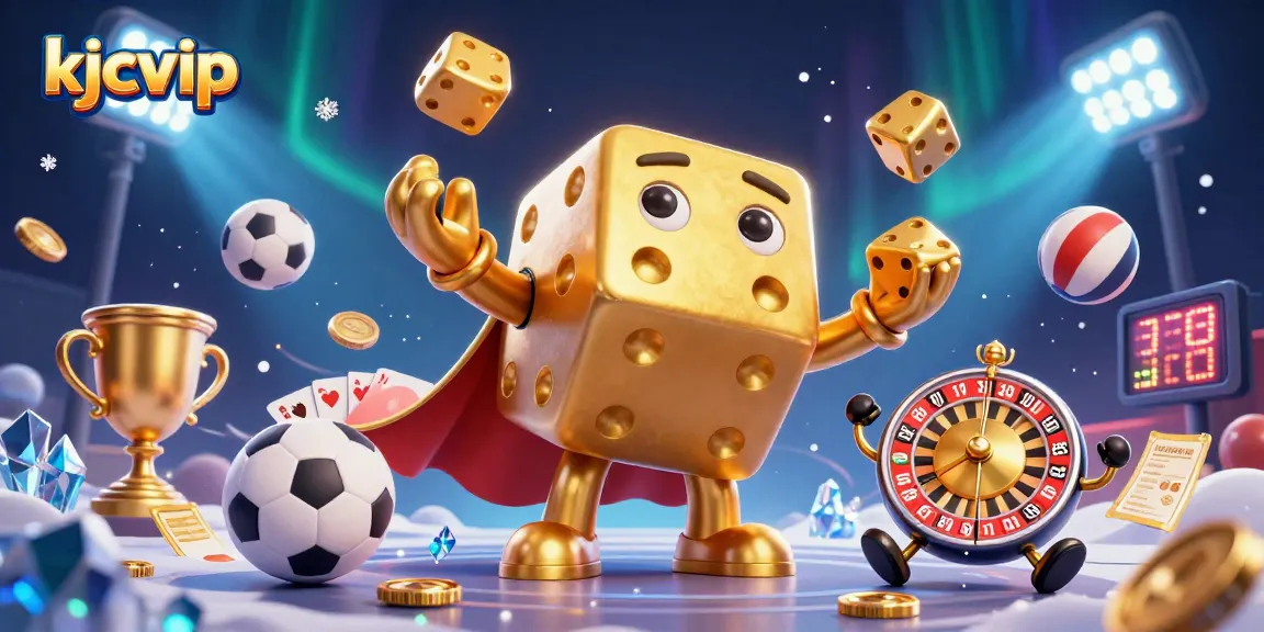 Experience exciting wins with kjcvip while enjoying a vibrant casino scene with lively characters and game elements.