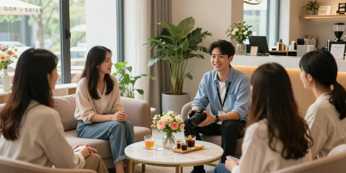 파주오피 welcoming atmosphere with friendly manager and elegant decor