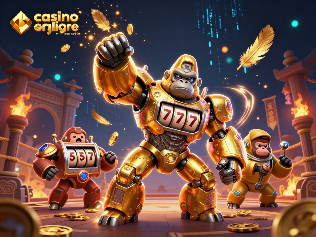 Jouez au casino en ligne argent réel avec des gains explosifs grâce à notre mech gorilla doré !