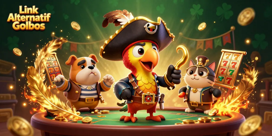 Link Alternatif Golbos showcases a vibrant pirate-themed casino adventure with rich game elements.