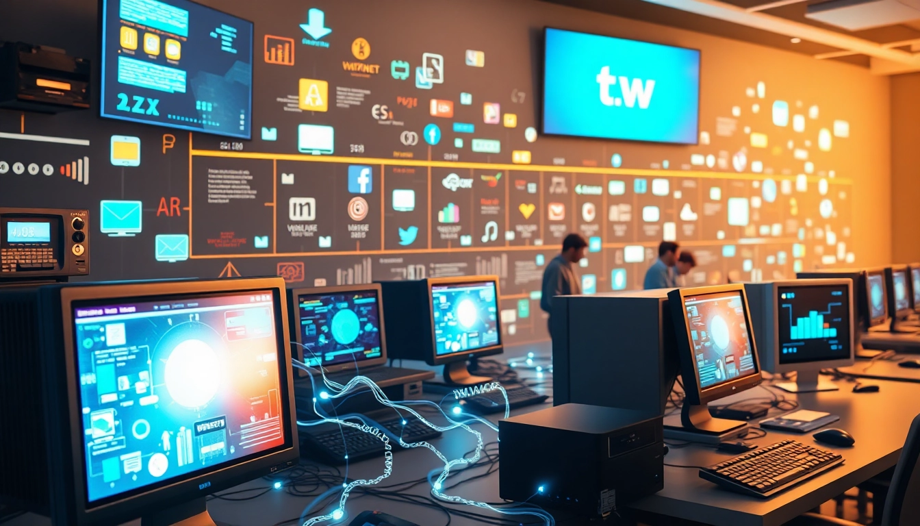 Internet History Turned Into a Living Photo Wall Experience
