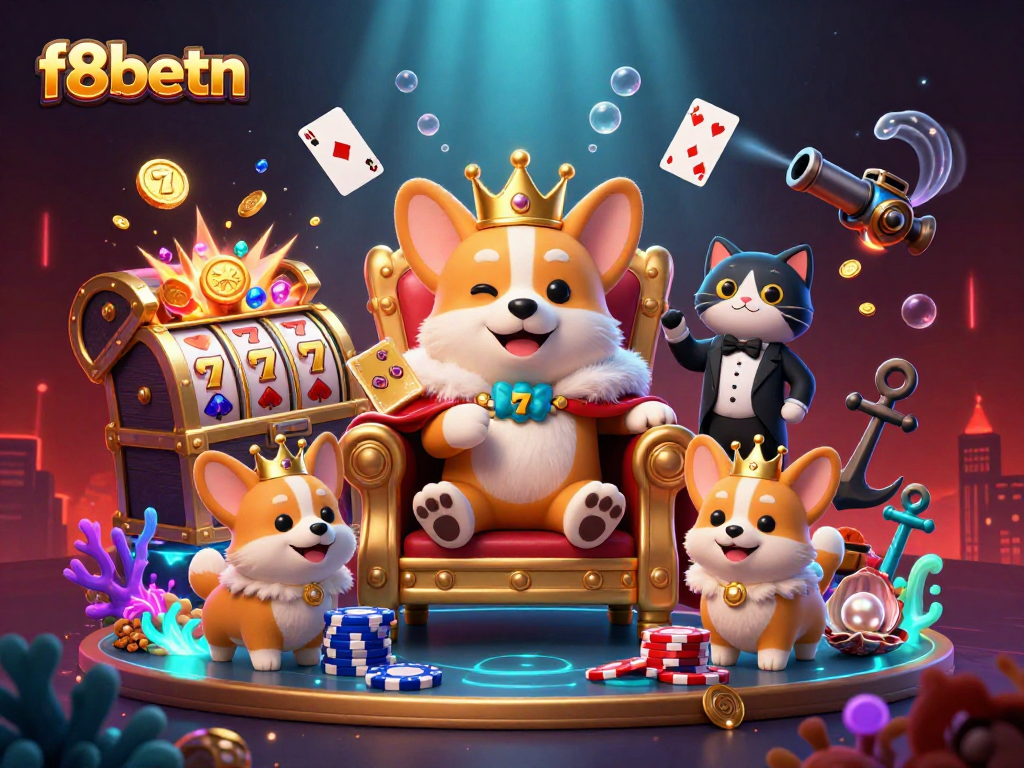 Profit and play at f8betn with lively casino gaming elements in a dynamic 3D scene.