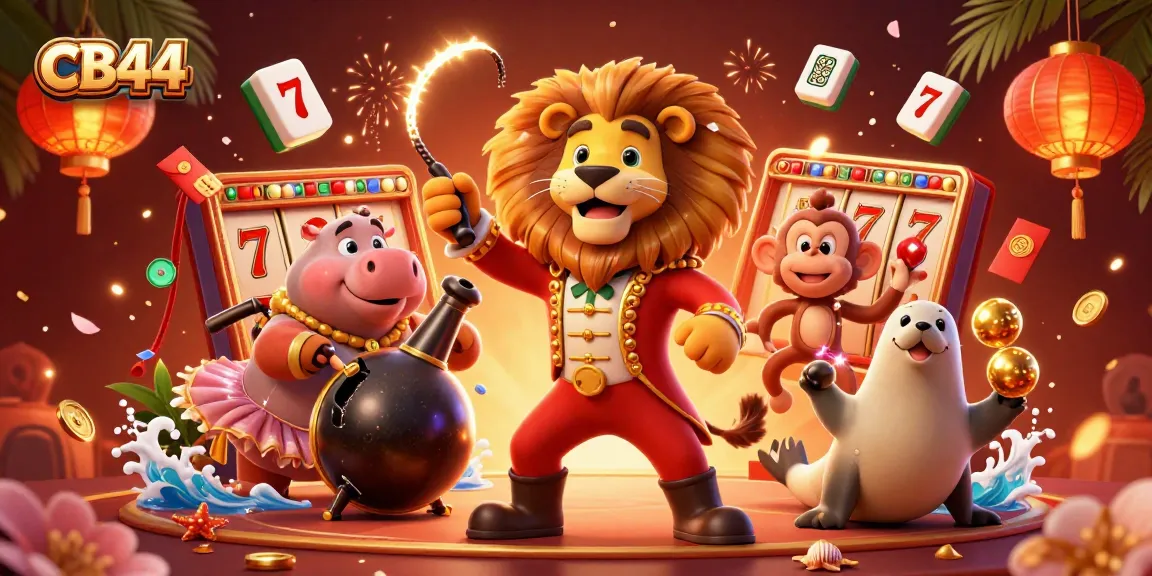 Experience thrilling gaming at CB44 with vibrant characters and elements inspired by casino excitement.