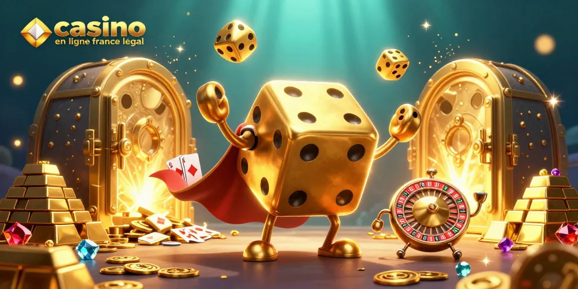 Jouez au casino en ligne France légal avec des jeux captivants et des trésors en or.