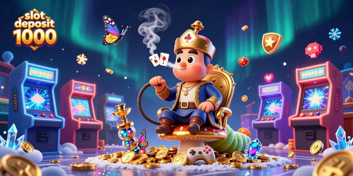 Jadikan slot deposit 1000 lebih menarik dengan ilustrasi 3D kasino dan elemen permainan yang kaya.