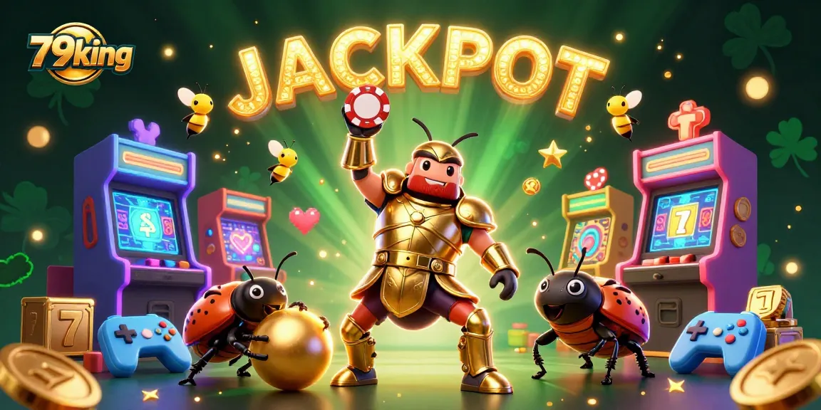 Experience winning moments at 79king with a glorious beetle champion and stunning casino elements.