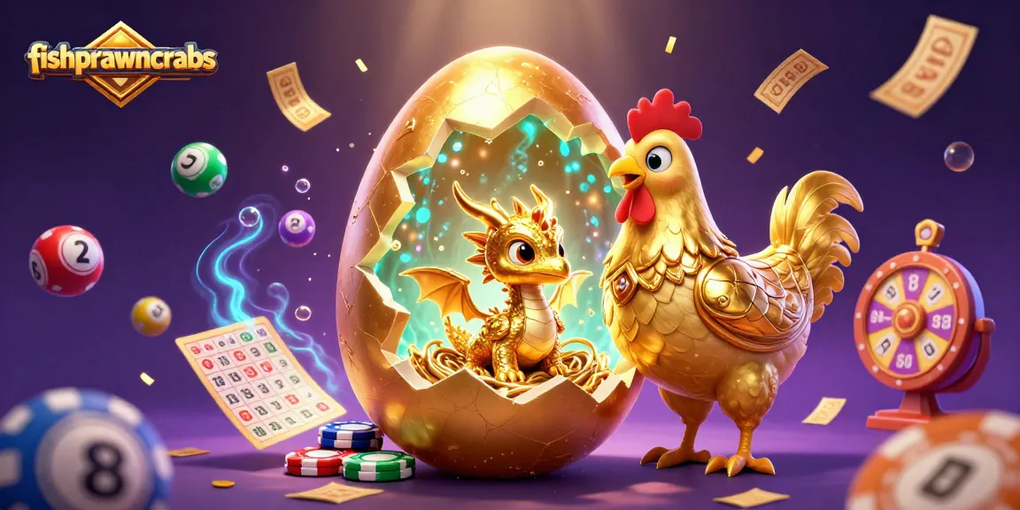 Engage with the vibrant world of fishprawncrabs, featuring a golden dragon among dynamic lottery elements.