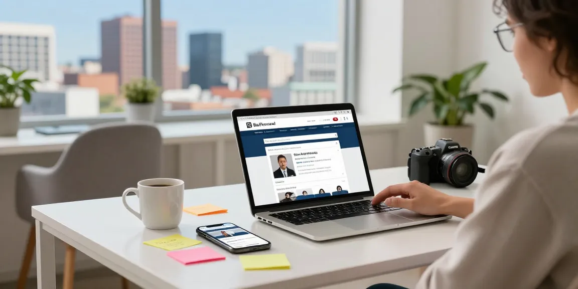 Explore BedPersonal's user-friendly classified ads in a bright workspace.