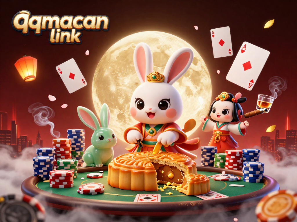 Engage with the exclusive qqmacan link at a poker-themed lunar celebration.