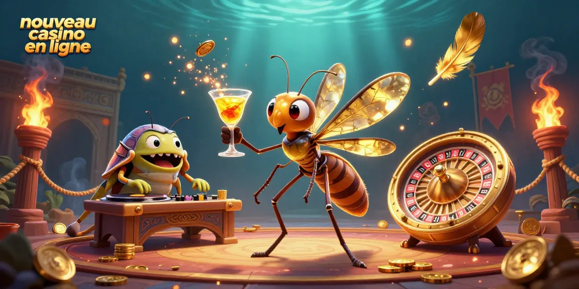 Vivez le frisson d'un nouveau casino en ligne avec ce DJ fossile et une mascotte ludique.