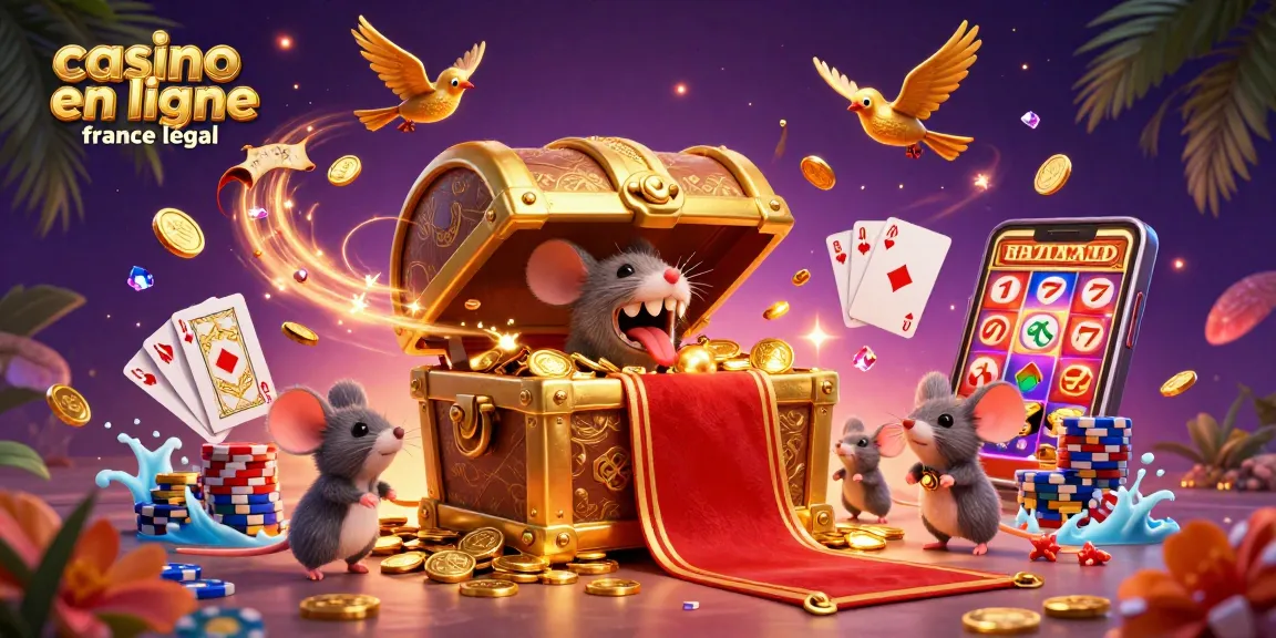 Découvrez les richesses des casinos en ligne légaux en France avec un coffre-fort 3D et des personnages attractifs.