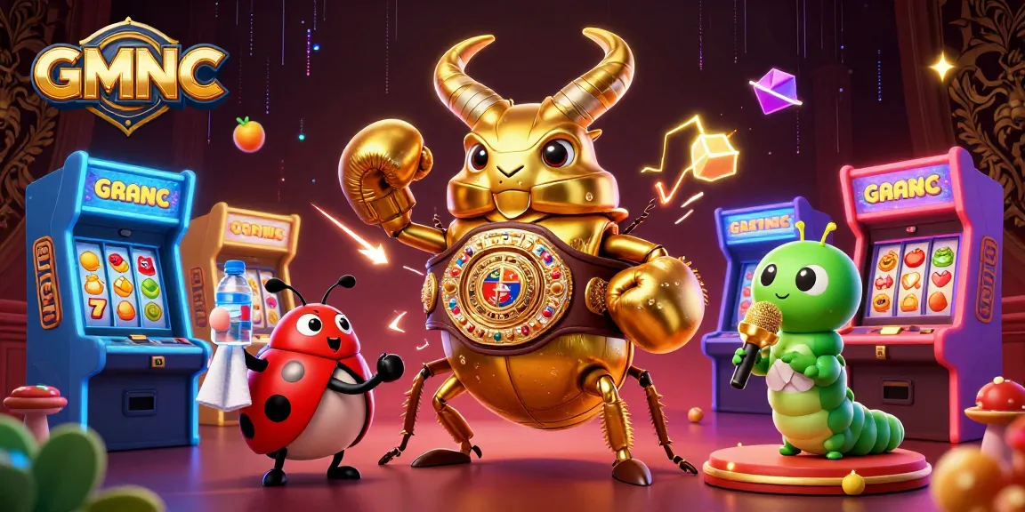 Join the action at GMNC with our vibrant illustration of dynamic casino gaming elements.