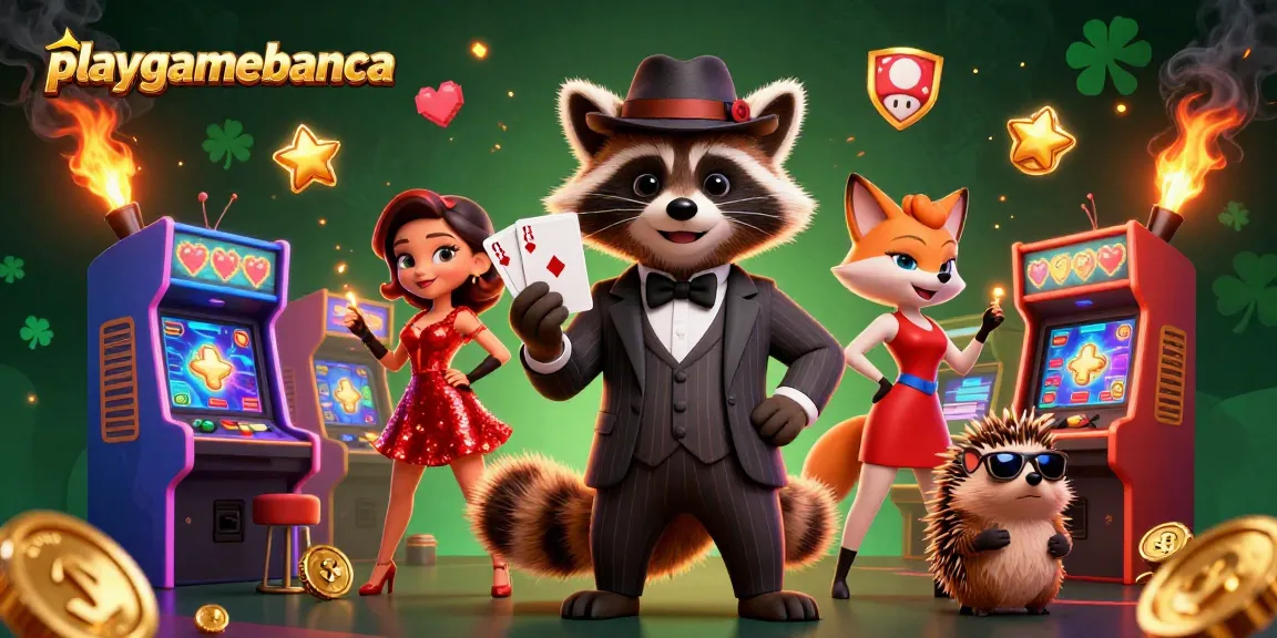 Engage with playgamebanca in a vibrant online casino atmosphere featuring iconic characters and rich 3D design elements.
