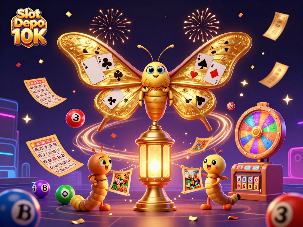 Engage in thrilling action with Slot Depo 10K and explore vibrant casino scenes.